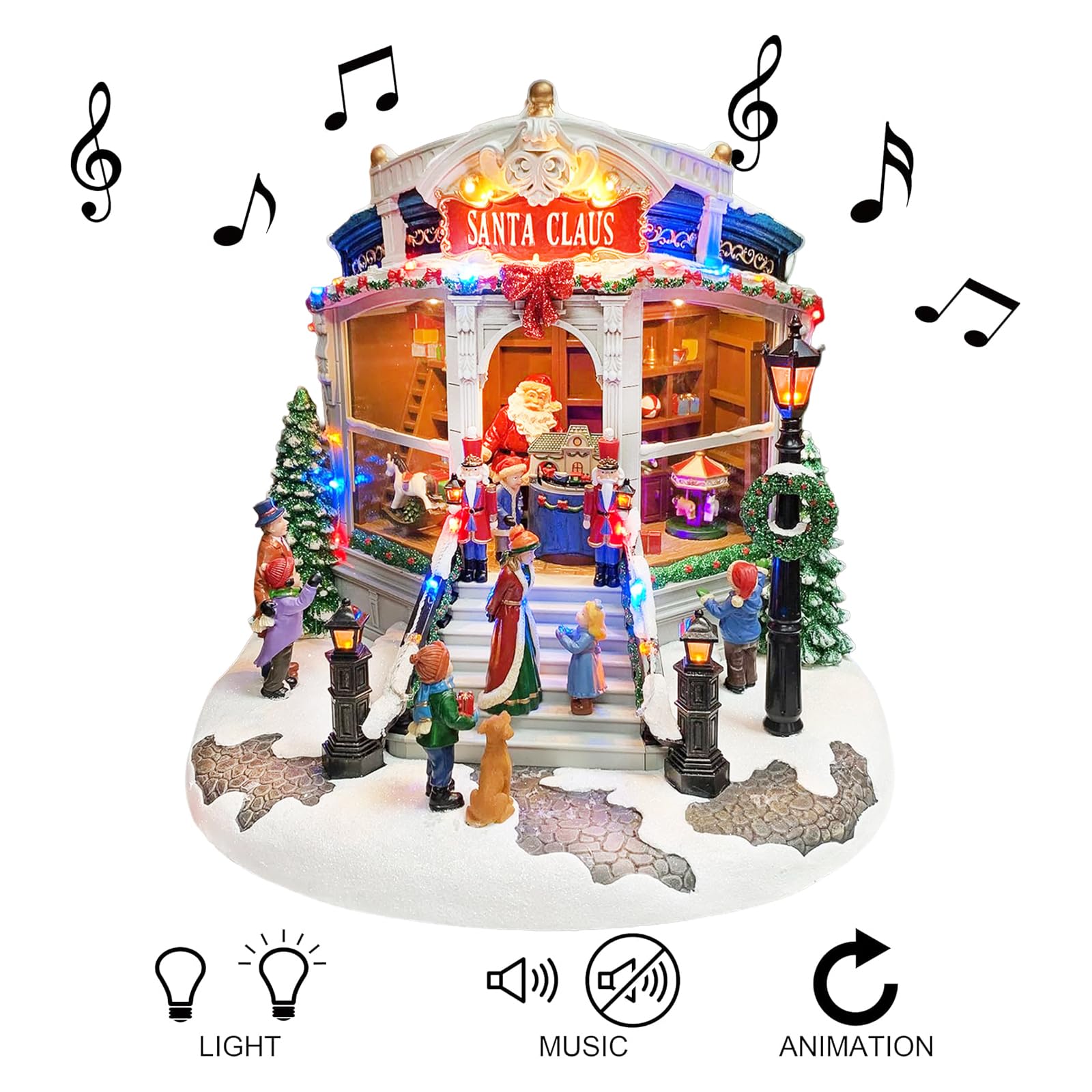 クリスマス　置物　NORTH POLE TOY SHOP 35178X.jpg?v=1754512568&width=1920